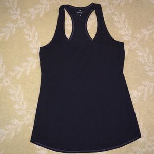 Athleta black chi tank extra long